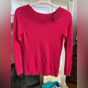 Vineyard Vines Extra-Fine Merino Wool Pink Sweater